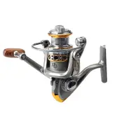13 axis Large Capacity Metal Wire Cup Full Metal Spinning Wheel Reel Fishing Reel Fishing Equipment [Silver Grey] 6000 Model
