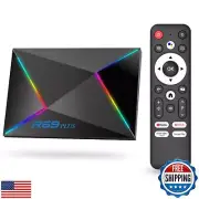 Android 14.0 TV Box 4GB RAM 32GB ROM, 2025 Android Box H728 Octa-core CPU WiF