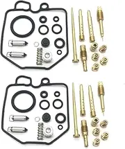 Repair Accessories kit Motorcycle Accessories Carburetor Repair Carb Rebuild Kit 2 Sets for Hawk 400 CB400T CB400 N 1980 1981
