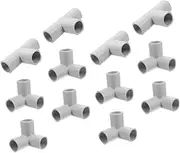 DONFAMDS 12pcs Playpen Connector Replacement Tee Fittings for Baby Indoor Safety Fence Pe Material DIY Building Connector