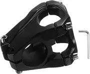 uxcell 31.8mm Bike Stem 35mm Aluminum Alloy Bicycle Handlebar Stem with Hex Wrench for Mountain Road Bike BMX MTB Cycling, Black
