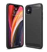 For Apple iPhone 12 Case Rugged Shockproof Heavy Duty Anti Slip Protective Case Cover (Black)
