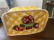 Columbia Minerva Crewel Strawberry Toaster Cover- #7506 Vintage Complete