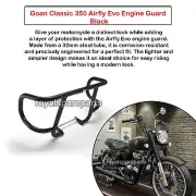 Genuine Royal Enfield Goan Classic 350 'Airfly EVO Black Engine Guard'