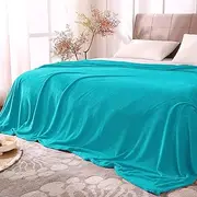 BEDELITE Fleece Blanket King Size Blankets for Bed, Luxury Plush Cozy Fuzzy Blanket 108x90 inches, Super Soft Warm Lightweight Throw Blanket for Spring and Summer, Teal
