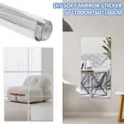Self Adhesive Mirror Stickers Flexible Mirrors Sheets Cuttable DIY Wall Shwah