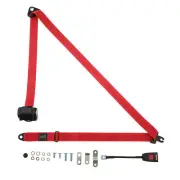 Front Automatic Seat Belt For Jensen SP Mk3 Coupe 1966-1976 Red