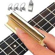 Electric Guitar Lap Steel Guitar Slide - Guitar Slide Metal Steel Tone Bar for Dobro - Standard Pearse Guitar Steel Bar, Stainless Steel Guitar Slide for Electric Guitar