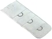 [Generic] 1 Hooks Bra Extenders Strap Clip White Womens One Size 1-Hook White Accessory