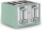 4 Slice Toaster with Auto Shut off - Extra Wide Slots & Removable Crumb