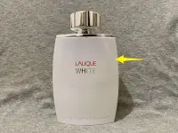 在飛比找Yahoo!奇摩拍賣優惠-《二手》Lalique White 白光時尚型男男性淡香水1