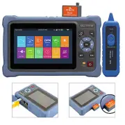 12 in 1 OTDR 1310/1550nm 26/24dB RJ45 SM 4.3 inches Touch Screen Network Tester