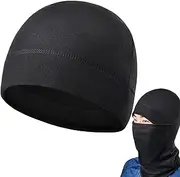 [Aiying] Hard Hat Liner Winter | Thermal Cap for Women - Running Beanie, Winter Thermal Cap, Cycling Head Hat for Outdoors Biking, Motorcycling Arch-au Black