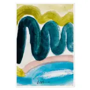 Galrie Vibrant Abstract Landscape Art Print for Modern Decor, Poster Only, A1 60 x 84cm (23 x 33inch)