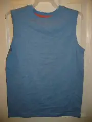 Wonder Nation Boys Tank Top Muscle Shirt Medium (8) Solid Ultra Blue