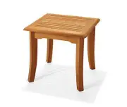 Giva Grade-A Teak 21" Square Side End Table Stool Bath Garden Outdoor Patio New