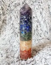 RRP $230 - DAMAGED - 22cm Orgonite Chakra Generator Gemstone Crystal Aura point