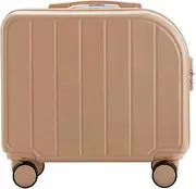 [BIRJXVTO] Carry-on Suitcase Luggage 18" Suitcases with 4 Wheels PVC Durable Hardside Luggage Bag for Travel Carry-on Suitcases Carry On Luggages