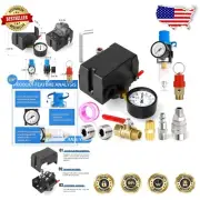 95-125 PSI Air Compressor Pressure Switch with Safety Relief Valve