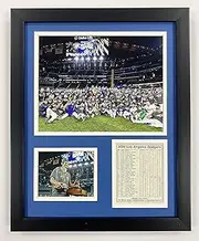 Legends Never Die Los Angeles Dodgers | 2020 World Series Champions | Framed Photo Collage Wall Art Decor - 12" x 15" | Mound