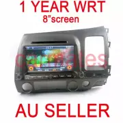 GPS For HONDA CIVIC 07-11 8Th NAVIGATION DVD TV IPOD MP4 AUX MAP 1YEAR WRT OZ