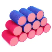 12 Pcs Hair Curler Sponge Curling Jumbo Band Curlers Rollers