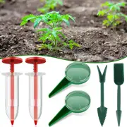 6Pcs Hand Held Seed Dispenser Seeder Sower for Garden Plant Pots Seeder Tool *