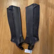 NEW Tredstep Deluxe half chaps 13/16 Brown