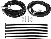 Seaforie SUB6050 Rear A/C Line Kit, Auxiliary Air Conditioning Hose Set Compatible with Cadillac Escalade ESV Chevrolet Suburban GMC Yukon XL 1500 2500 5.3L 5.7L 6.0L 8.1L 2001-2006