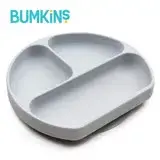 在飛比找遠傳friDay購物優惠-美國 Bumkins 矽膠餐盤(灰色)