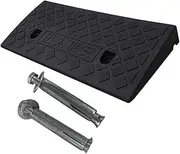 Heavy Duty Rubber Access Ramp for Truck Cars - Triangular Reducer Threshold Pads, Wear Resistant, Suitable for Motorcycle and Wheelchair Access