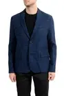 Hugo Boss "Arzal" Men's Blue Wool Linen Two Button Blazer Sport Coat