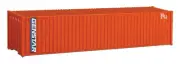 HO Scale Model of Genstar (Orange, Blue, White) 40' Corrugated Container,949-...