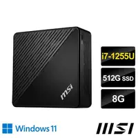 在飛比找momo購物網優惠-【MSI 微星】i7迷你電腦(CUBI 5 12M-033T