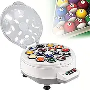 Pool Ball Polishing Machine, Pool Ball Cleaning Machine, 16/22 Balls Snooker Clean Bulletproof Ballistic, Billiard Cleaner for Billiards Ball Set Snooker Ball Set - Clean, Polish(22Balls)