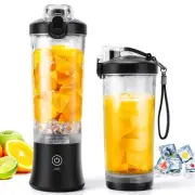 Portable Blender USB Rechargeable with 600 ML Personal Juicer Cup Travel Home