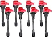 8PCS IGNITION COIL PACK UF677 22448-1LA0B UF650 22448-1LA0A Compatible With INFINITI QX56 QX80 Compatible With ARMADA 5.6 V8 VK56