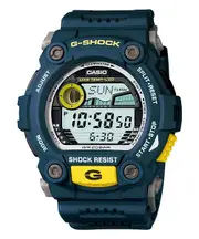 Casio G-Shock Digital Mens Blue Moon Tide Graph Watch G7900-2 G-7900-2