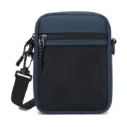 Small Cross-body Sling Bags for Men Women, Mini Messenger Bag Navy Blue