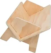 DOITOOL Wooden Bookshelf Desktop Sundries Holder for Organizing Magazines Crafts