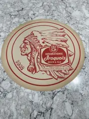 Vintage IROQUOIS BEER & ALE Tray Liner two-sided