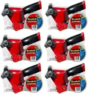 (6) 3M Scotch 3850-ST Super Strength Packaging Tape Dispenser Guns