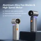 Portable Turbo Handheld Fan 9000 mAh Rechargeable Battery, LED Display, Camping
