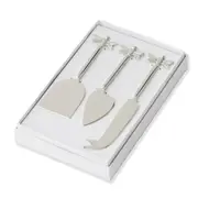 3pc Pilbeam Living Dragonfly Cheese Knives SLV Kitchen/Food Serving/Dining Set