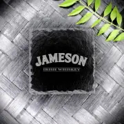 JAMESON Irish Whiskey Slate Coaster Brand New Handcrafted Laser Engraved Square
