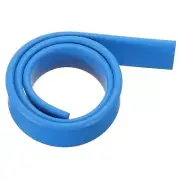 Window Glass Shower Doors Replacement Squeegee Rubber 17.72 Inch Blue