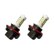 Fits Polaris 2x 80W Super White LED Headlight Bulb ATV Four Wheeler Side by Side