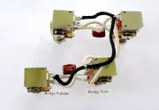 Custom Jimmy Page Wiring Harness Push-Pull Pot 500K 4 USA Gibson Les Paul Guitar