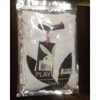 在飛比找蝦皮購物優惠-限量PLAYBOY女生白色短T恤M號