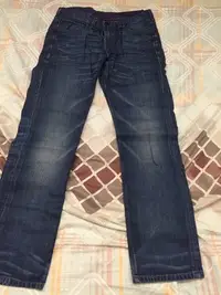 在飛比找Yahoo!奇摩拍賣優惠-Levi's levis 522 W32 L32 黑標深藍刷